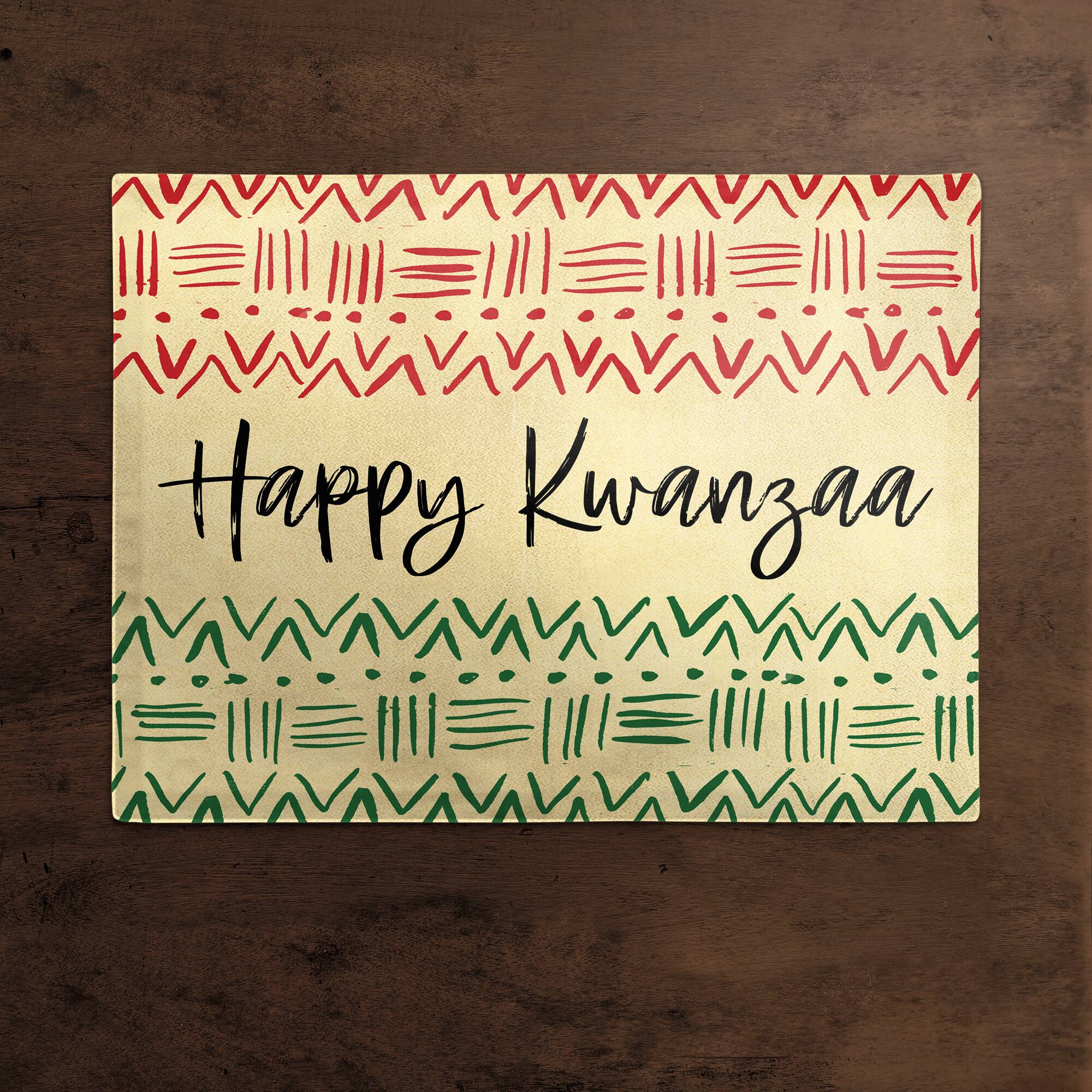 Happy Kwanzaa Print Placemat